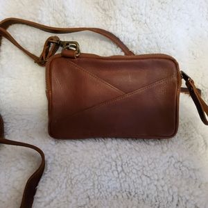 Leather Crossbody/Wallet